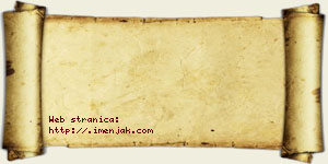 Tina Ćorović vizit kartica